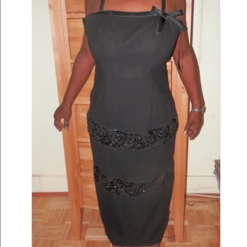 Black formal dress